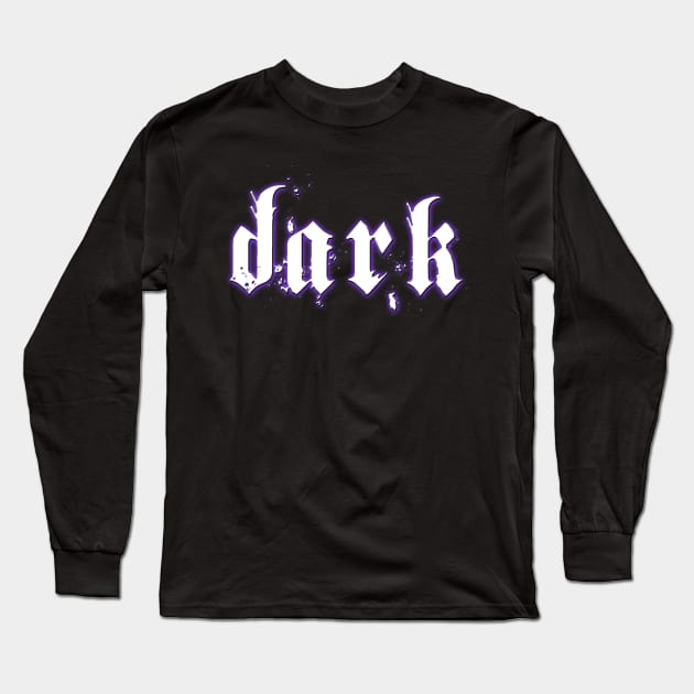 dark Long Sleeve T-Shirt by ATGoth